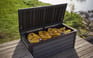 Brushwood Brown 120 Gallon Storage Deck Box - Keter US